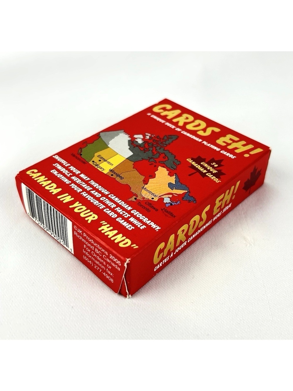 Cards Eh! Canadian Playing Card Deck with Facts And Geography Of Canada - Picture 4 of 5